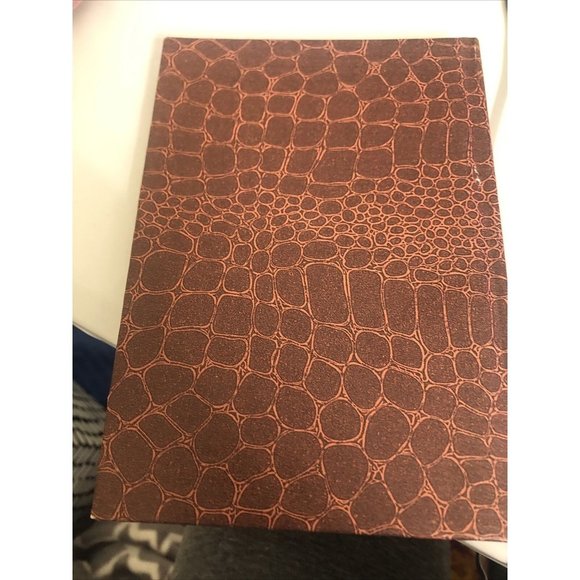 New Jot HardCover Journal Notebook Bound 60 pg 5 x 7” Red Snakeskin Pattern - Picture 2 of 4